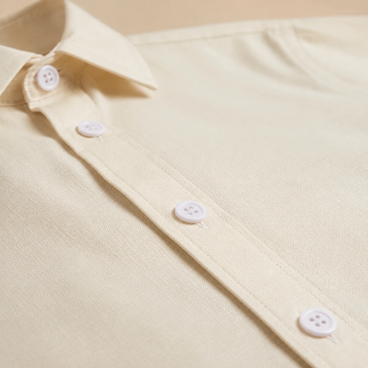 Zoystyle Men's Beige Ombre Printed Half Sleeve Shirt | Premium Gradient Casual Button-Down Shirt