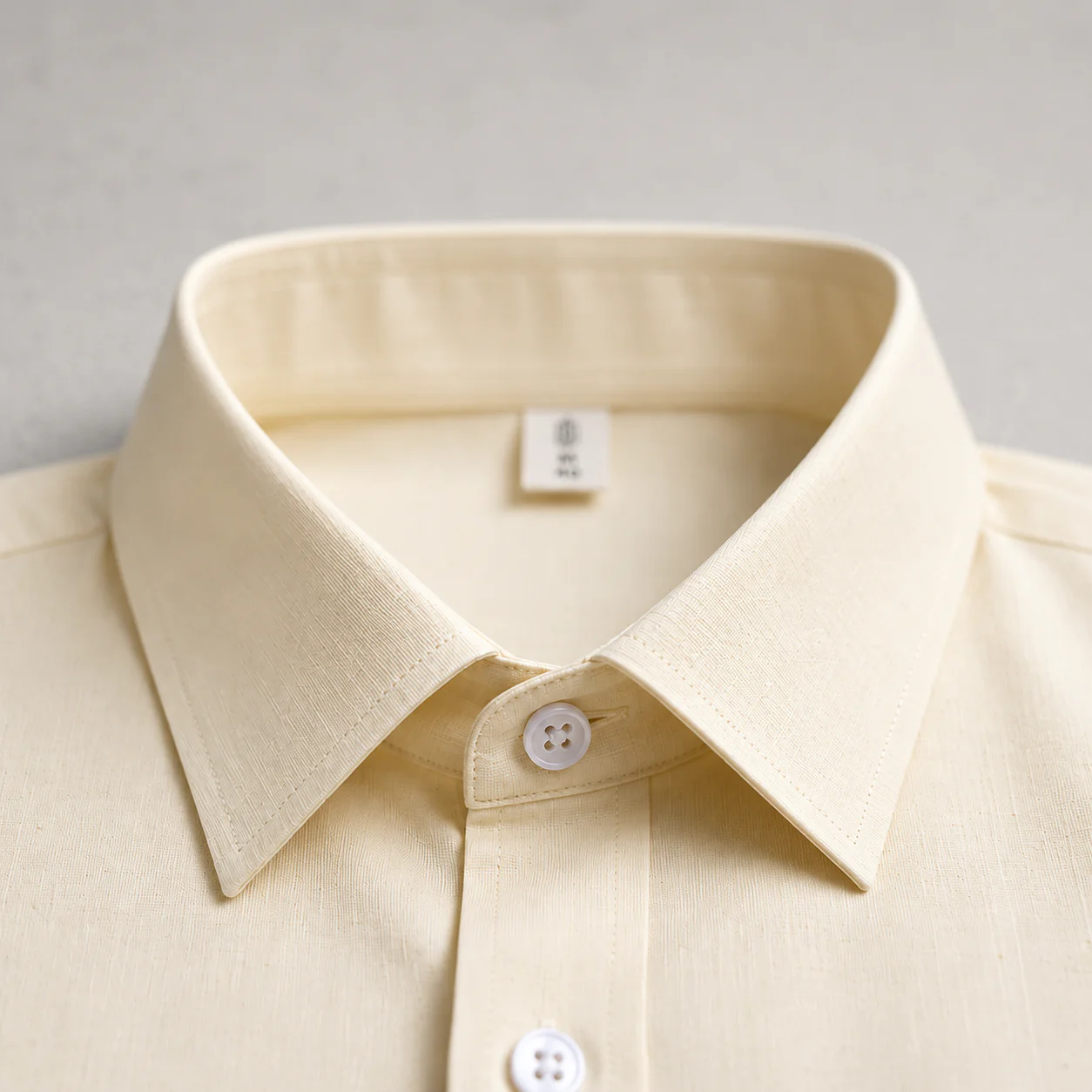 Zoystyle Men's Cream Sage Green Script Typography Printed Half Sleeve Shirt | Premium Casual Button-Down Shirt